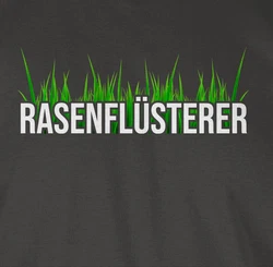 Shirtracer T-Shirt Rasenflüsterer Hausmeister Geschenk Dunkelgrün/Braun/Grün
