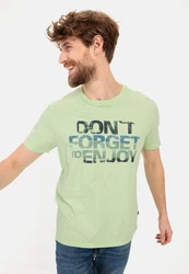 camel active T-Shirt Hellgrün/Grün/Dunkelgrün