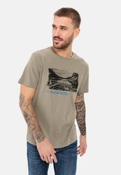 camel active T-Shirt Khaki/Braun/Beige/Grau