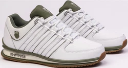 K-Swiss Rinzler Herren Sneaker Weiß/Creme/Dunkelgrün/Hellgrau/Hellgrün/Grün