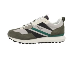 Pepe Jeans Foster Heat Herren Sneaker Dunkelgrün/Grün