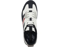 Pepe Jeans Foster Heat Herren Sneaker Creme/Blau/Rot