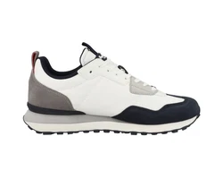 Pepe Jeans Foster Heat Herren Sneaker Creme/Blau/Rot