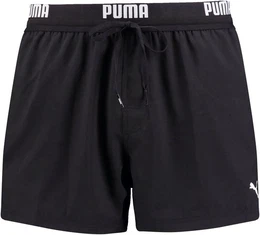 Badeshorts mit elastischem Logobund