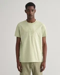 GANT Herren T-Shirt REG ARCHIVE SHIELD EMB Hellgrün/Grün/Neonfarben/Dunkelgrün/Khaki