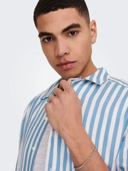 Only & Sons Hemd 'Wayne' Hellblau/Blau