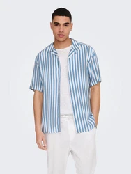 Only & Sons Hemd 'Wayne' Hellblau/Blau