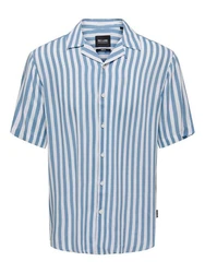 Only & Sons Hemd 'Wayne' Hellblau/Blau