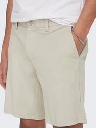 Only & Sons Shorts Mark hellgrau