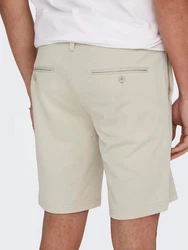 Only & Sons Shorts Mark hellgrau