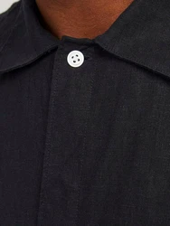 Jack & Jones Businesshemd JORFARO LINEN OVERSIZED SHIRT 