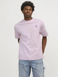 Jack & Jones T-Shirt JCOTRIANGLE SUMMER TEE SS CREW NECK Rosa/Lila