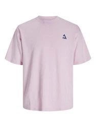 Jack & Jones T-Shirt JCOTRIANGLE SUMMER TEE SS CREW NECK Rosa/Lila