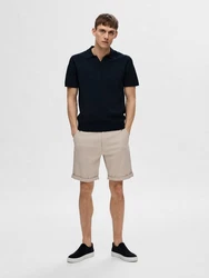 SELECTED HOMME Poloshirt/Pullover 'TELLER' nachtblau