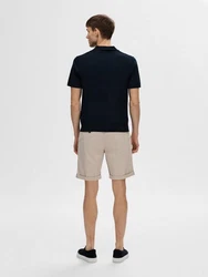 SELECTED HOMME Poloshirt/Pullover 'TELLER' nachtblau