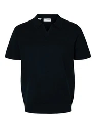 SELECTED HOMME Poloshirt/Pullover 'TELLER' nachtblau
