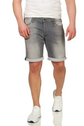 Jack & Jones Jeansshorts JJIRICK JJICON Shorts Hellgrau/Grau/Dunkelgrau