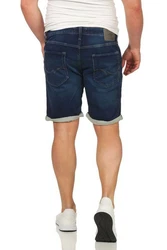 Jack & Jones Jeansshorts JJIRICK JJICON Shorts Blau/Dunkelblau