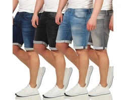Jack & Jones Jeansshorts JJIRICK JJICON Shorts Blau/Dunkelblau