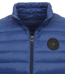 Redmond Steppweste Dunkelblau/Blau/Hellblau