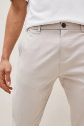 Next Chinohose Skinny Fit Khaki/Grau/Weiß/Beige