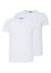 Chiemsee T-Shirt im Basic-Stil mit Logo (1) Weiß/Dunkelblau/Creme