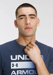 Under Armour T-Shirt Team Issue Wordmark Rot/Blau/Dunkelblau