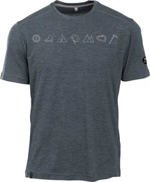 Kurzarmhemd Grinberg fresh-1/2 T-Shirt+Pri DARK GREY