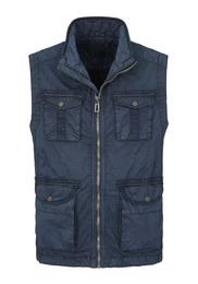 Kurzweste BUSTER Weste im Fieldjacket Stil aus reiner Baumwolle
