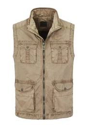 Kurzweste BUSTER Weste im Fieldjacket Stil aus reiner Baumwolle