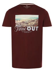 Nils Sundström T-Shirt Dunkelrot/Bordeaux