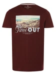 Nils Sundström T-Shirt Dunkelrot/Bordeaux