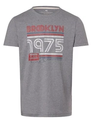 Nils Sundström T-Shirt Dunkelrot/Grau/Dunkelgrau/Braun