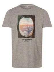 Nils Sundström T-Shirt Grau/Hellgrau/Braun