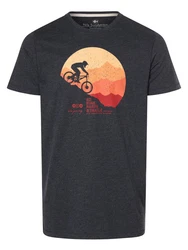Nils Sundström T-Shirt Dunkelgrau/Rot/Orange/Schwarz/Gelb/Grau