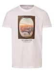 Nils Sundström T-Shirt Beige/Orange/Gelb/Weiß