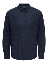 Langarmhemd ONSCAIDEN LS SOLID LINEN SHIRT NOOS