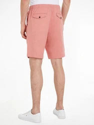 Tommy Hilfiger Shorts HARLEM PO DRWS LINEN mit elastischem Bund Rosa/Orange/Rot