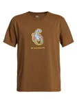 Quiksilver T-Shirt Snyc Graphic Braun/Beige/Gold/Khaki
