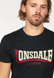 Lonsdale T-Shirt TWO TONE Blau/Rot/Dunkelblau/Grün