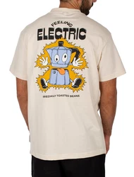 iriedaily T-Shirt Coffeelectric Gelb/Khaki/Beige