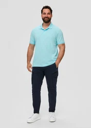 s.Oliver Poloshirt Türkis/Hellblau/Blau