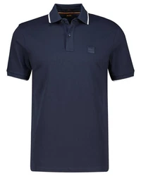 BOSS Poloshirt Passertip marine/wei