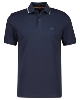 BOSS Poloshirt Passertip marine/wei