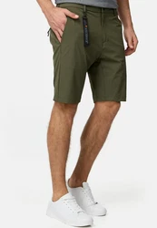 Indicode Chinoshorts INGareth Dunkelgrün/Khaki