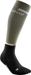 CEP The Run Socks V4 (766) OLIVE/BLAU