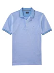 OLYMP Poloshirt Casual Two-Tone Piqu Blau/Hellblau
