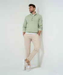 Brax Strickpullover Style Sion Hellgrün/Grün/Hellblau
