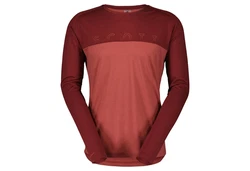 Scott Langarmshirt Defined Merino L/sl Tee Herren Dunkelrot/Rot/Orange/Bordeaux/Braun