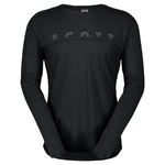 Scott Langarmshirt Defined Merino L/sl Tee Herren Schwarz/Creme/Dunkelrot